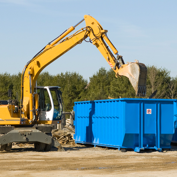 can i choose the location where the residential dumpster will be placed in Lumberton NJ